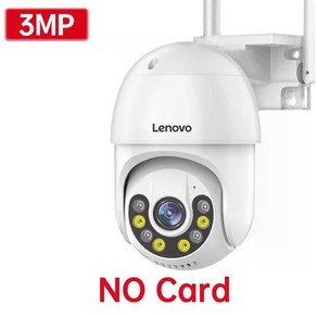 레노버 PTZ 와이파이 IP 카메라 오디오 CCTV 감시 스마트 홈 야외 4X 디지털 줌 컬러 나이트 비전 방수 3MP 5MP