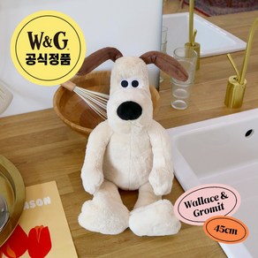 [공식정품] 월레스와 그로밋 중형 인형 - 40cm, 45cm, 1개