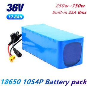 Ebike 전기 자동차 자전거 모터 스쿠터 36V 10S4P 14Ah 1000W 3500mah 18650 30A 밸런스 BMS 42V 리튬 배터리 팩, 1개