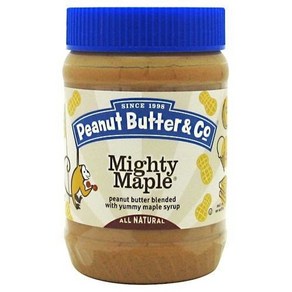 Peanut Butter & Co Peanut Bttr Mghty Maple 땅콩 버터 & 공동 땅콩 Bttr Mghty 메이플