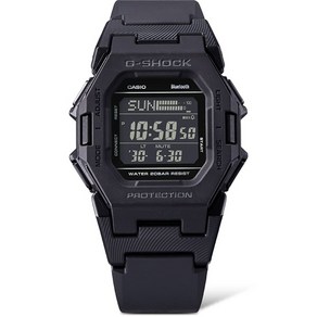 [지샥][G-SHOCK] 컴팩트 사이즈 블루투스 블랙 스퀘어 전자 시계 GD-B500-1DRRR