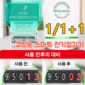 1/1+1 고성능 스마트 전기절감기 독일 특허업그레이드된 전기절감기 에너지 절약/과부하/과전압 보호