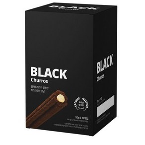 에이스엠앤티 블랙 츄러스 12p, 240g, 3개