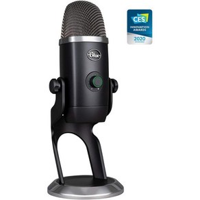 Blue Yeti X Professional Condenser USB 마이크 고해상도 미터링 LED 조명 및 게임용 블루 보이스 이펙트 스트리밍 팟캐스트 온 PC Mac 갱신