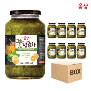 꽃샘 꿀청귤차 1kg, 1개입, 8개