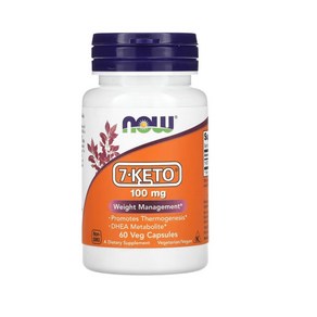 나우푸드 7-keto 100mg 60 베지캡슐, 1개, 60정