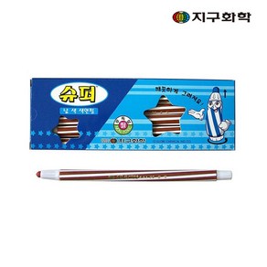 지구화학 슈퍼색연필 낱색 갈색 12p, 1개, 1색