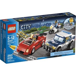 레고테크닉 레고스타워즈 레고프렌즈 파워정품 LEGO City Police High Speed Chase (60007) 153980, 1개