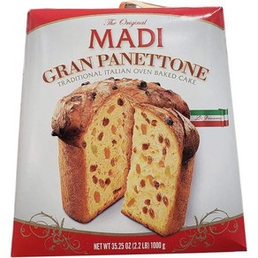 Gan Panettone 이탈리안 케이크 9993g35온스 MADI CAKE 1KG, 1개