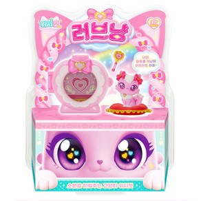 위시캣 러브냥 피규어 고양이 캐릭터 장난감, 1개