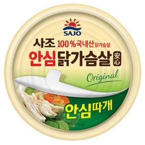 사조 리얼 닭가슴살 안심따개 90G 6캔 432523