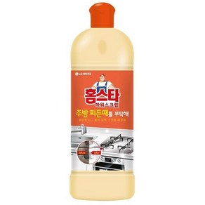 LG 미스터 홈스타 강력한 스크럽 세정제 파워 스크럽 주방 찌든때를 부탁해 550ml 베이킹소다 함유, 1개