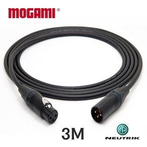 모가미 MOGAMI 2534 XLR + XLR 뉴트릭 골드 마이크 케이블 / 길이선택