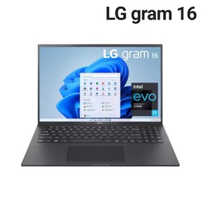 LG전자 16인치 사무용 가정용 그램 노트북 i7 256GB 16G 16Z90P 윈도우포함, WIN11 Home, 16GB, 블랙