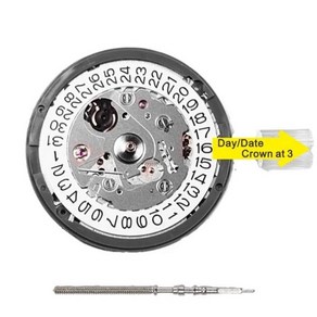 일본 세이코호환 오리지널 Nh35 크라운 3.8 또는 3 무브먼트 Nh35a 날짜 자동 기계식 Skx007 시계 다이얼 모드 수리 메이커