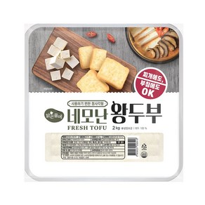 맑은물에 네모난 왕두부 2kg