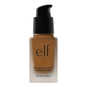 e.l.f. Flawless Finish Foundation Lightweight & M elf 무결점 마감 파운데이션 가볍고 중간 정도의 커버력 세미 매트 마감 계피 0, 0.68 Fl Oz (Pack of 1), 1개, Cinnamon