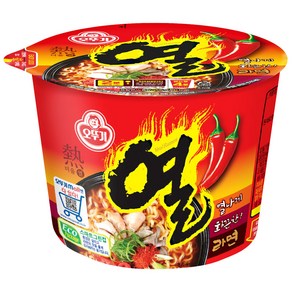 오뚜기 열라면 용기 105g, 6개