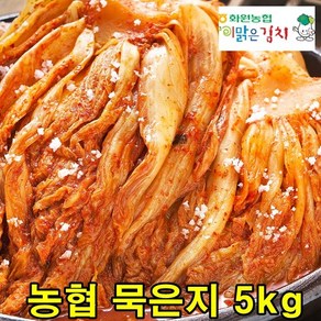 해남 화원농협 묵은지 5kg 이맑은 김치, 1개