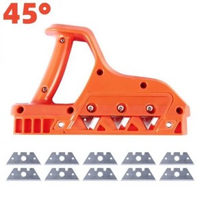 석고보드 퀵 커터 석고 보드 핸드 플레인 건식 벽체 가장자리 모따기 목공 절단 도구 45 ° 60 ° 트리머 수공구, 1개