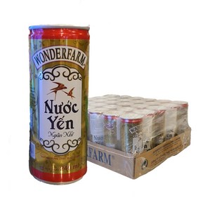 베트남 제비집 음료 NUOC YEN 원더팜 버드 네스트 BIRDS NEST, 240ml, 24개