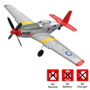 Xpilot 스태빌라이저 RC 비행기 EPP 제로 P51D 머스탱 BF109 P40 4-Ch 2.4G 6 축 PNP 비행기 400mm, 01 CHINA