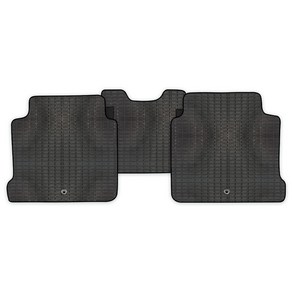 디올뉴 투싼 NX4 TL 하이브리드 고무매트 발매트 승용차 블랙, 2열 (뒷좌석)