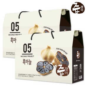 즙쟁이 흑마늘즙 2박스 60포 흑마늘진액, 2.4L, 2개