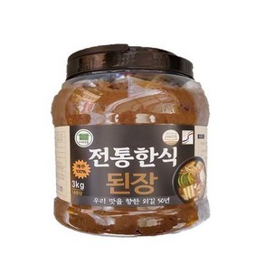 이바구촌 전통한식된장 3kg메주100된장, 1개, 3kg