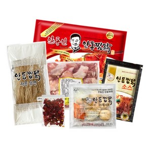 안동찜닭골목 안동찜닭 3-4인분 간편조리 밀키트 캠핑, 1개, 1.34kg