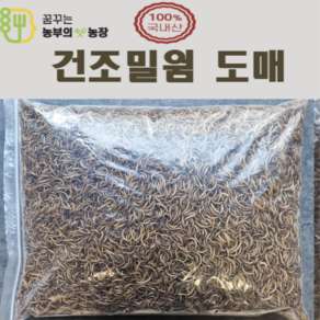 대용량 건조밀웜 도매 100% 국내산 1kg, 1개