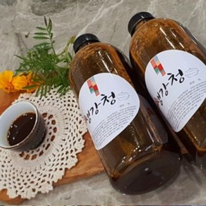 국내산 수제 가마솥 생강청 900mL/2L, 1개입, 2개, 2)생강청900ml 1+1