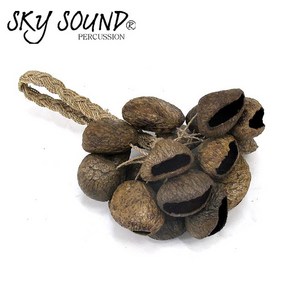 스카이사운드(Sky Sound) 열매껍질 쉐이커(로프손잡이) Pangi shake/SHAK-14 효과악기 현음악기, 1개