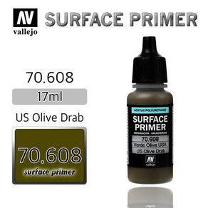 Vallejo _ 70608 Surface Primer _ 17ml _ U.S. Olive Drab