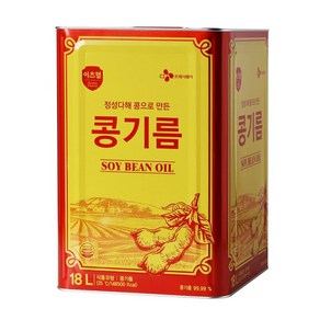 CJ 이츠웰 대두유 콩기름 18L, 300g, 1개