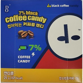 **씹어먹는 do 블랙커피향 커피콩 캔디 휴대하기 좋은 카페인, 6세트, 25g