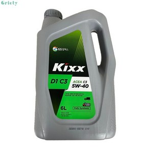 kixx GS칼텍스 킥스 D1 C3 5W40 6L 디젤 엔진오일, kixx D1 C3 5W40 6L, 1개