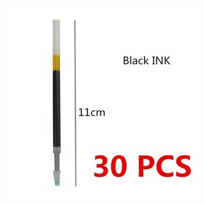 젤 펜 리필 G-5 K35 블랙 블루 0.5mm 필기 라인 30 개, [02] 30PCS BLACK REILLS, 30개