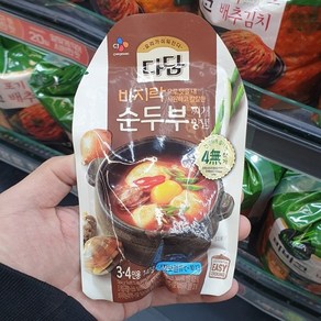 CJ 다담 바지락 순두부 찌개양념 140g, 일반포장 동절기만