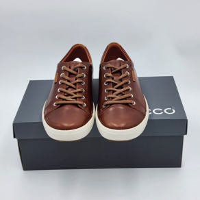 에코 소프트 7 남성 스니커즈 소가죽 운동화 SOFT 24FW ECCO 브라운