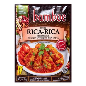 킹푸드 봄부 밤보에 리짜리짜 90g King Food Bamboe RICA RICA, 1개