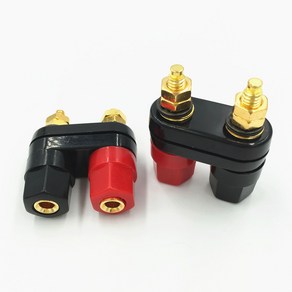 더블 바인딩포스트 1개 4mm 바나나플러그 바나나짹 바나나단자 Socket Connector Binding Post for Amplifier Speaker Terminal