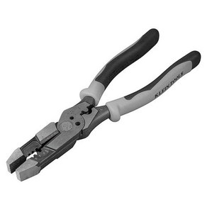 Klein Tools 사이드 커팅 파일러 펜치 J2159CRTP, 8-Inch, 1개