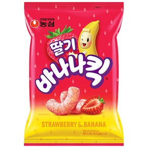 농심 딸기바나나킥, 5개, 60g