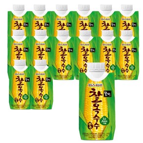 파스퇴르 본가 찰옥수수 우유, 16개, 250ml