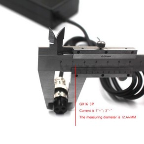 전기 자전거 리튬 배터리 충전기 48V 팩 커넥터 XLR 5521 GX12 GX16 54.6V2A 배송, 02 GX16 3P_02 EU, 1개