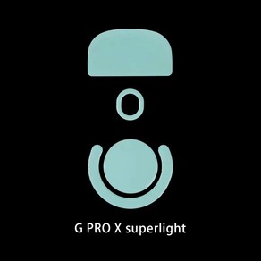 1 팩 Espots Tige ICE V2 마우스 스케이트 G PRO X Supelight GPX / 무선 GPW GPX2 DEX Ac 글라이드 용 피트, [09] BL Rouge Fo GPX