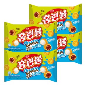 홈런볼 2MIX 초코 앤 소금우유, 131g, 4개