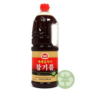 푸드올마켓_ 해표 재래압착식 참기름 1.8L, 1개