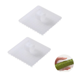 기림라이프 야채 과일 깔끔 실리콘 세척 수세미 1+1, 2개, 화이트